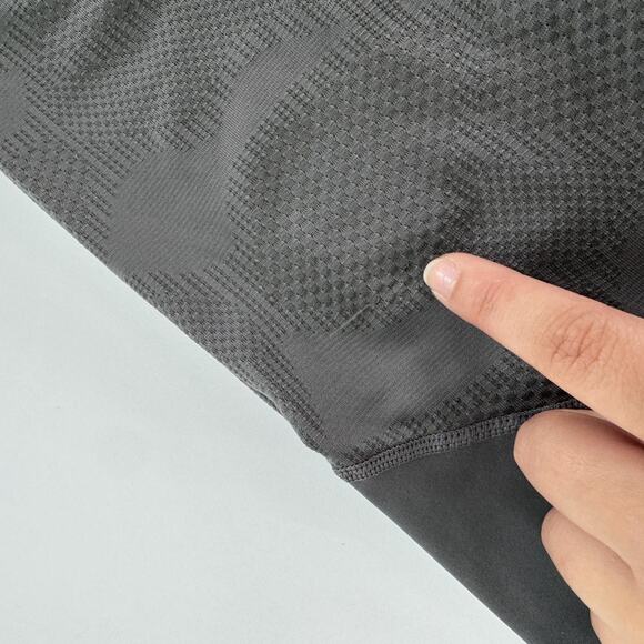 Nike Pro Dri FIT Leggings Womens Large Gray Cropped Training Tight Athletic - Picture 9 of 9